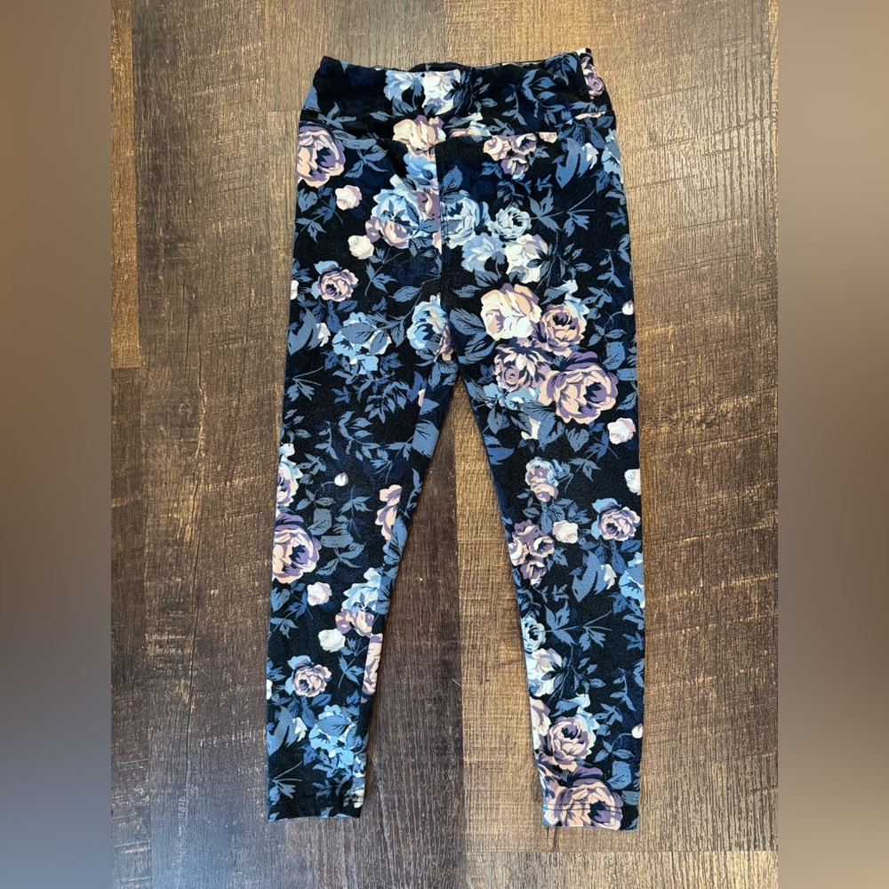 Lularoe Floral Kids Leggings
